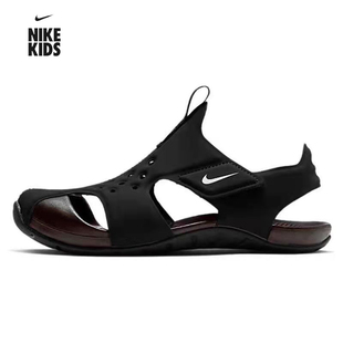 Nike耐克儿童凉鞋户外包头沙滩鞋防滑软底男女儿童运动魔术贴凉鞋
