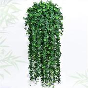 仿真招财叶子壁挂假树叶花藤条装饰塑料藤蔓植物绿植墙面吊篮绿叶