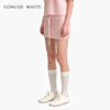 CONCISE-WHITE简白 纯色星夜针织半身短裙24春季女设计师品牌