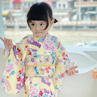 和服正装日式浴衣童装儿童，日系套装女童中国风春夏春季夏季