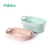 fasola可折叠家用婴儿宝宝，专用洗澡盆浴盆大号加深加厚加深洗衣盆