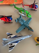 火柴盒鲨鱼轰炸机出口直升机战斗机模型玩具男孩女孩儿童玩具