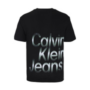 Calvin Klein男士2024新款夏季纯棉体恤CK潮牌美式印花短袖T恤潮