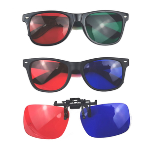 红绿眼镜弱视训练软件3d红蓝眼镜，斜视同时立体融合脱抑制训练眼镜