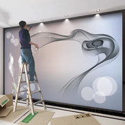 2023电视背景墙壁纸自粘3d立体墙贴客厅影视墙面装饰贴画墙布