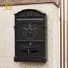 欧式信箱室外家用别墅挂墙创意，报箱带锁复古邮箱防雨摆件邮筒