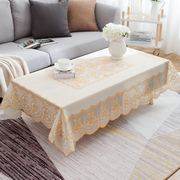 盖巾蕾丝现代简约茶几桌布，防水防烫欧式茶几布客厅(布客厅)餐桌布网红北欧
