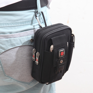 瑞士军手机腰包多功能5.5寸6寸手机，包腰带(包腰带，)运动包男户外登山小包