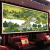 蒙娜丽莎清明上河图全图2022十字绣客厅大幅2米3米6m全景