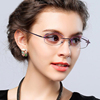 男女无纯钛超轻镜架时尚潮流大框丹阳可配近视眼镜框无框1062