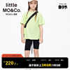 两件套儿童套装-littlemoco童装夏装女童，纯棉短袖t恤抑菌短裤