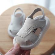 2023夏季1岁宝宝凉鞋2一3岁女童鞋真皮婴幼儿包头学步鞋软底鞋子