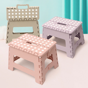 折叠塑料凳子便携式加厚户外小板凳儿童家用浴室，椅子卡通折叠凳子