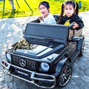 奔驰大g儿童电动车，宝宝四轮遥控越野汽车，双人小孩玩具车可坐大人