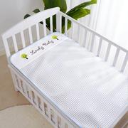 2022婴儿床苎麻棉儿童凉席3D网眼夏季幼儿园午睡刺绣席子吸汗透气