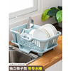 洗碗槽沥水架厨房台面碗碟，沥水篮水槽置物架塑料，餐具家用放碗筷滤
