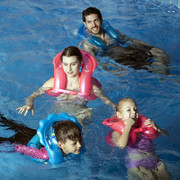 泳乐宝泳圈男女腋下圈，成人儿童加厚浮圈充气游泳装备背心游泳圈