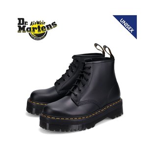 日本直邮Dr.Martens 101 6 孔靴子 Quad 男女 QUAD 黑色 27753001