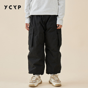 YCYP童装帅气儿童羽绒裤男童外穿冬季洋气加厚工装裤子中大童
