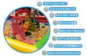 儿童充气海洋球池围栏可折叠加厚家用波波，池滑梯组合玩具