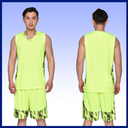 成人篮球服男女透气无袖，宽松套装2022个性，定制印字印号