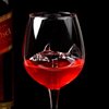 创意鲨鱼红酒高脚杯 葡萄酒杯高硼硅玻璃鸡尾酒杯子八爪鱼杯