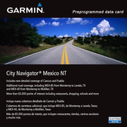 Garmin佳明 GPS导航仪城市详细道路 Mexico 墨西哥地图