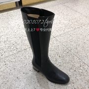 DISSONA/迪桑娜2022冬季女靴平跟方头高筒靴时装长靴骑士靴270860