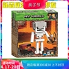 中国积木我的世界骷髅，和岩浆怪21150大人，仔儿童拼装玩具礼物11168