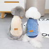 狗狗衣服秋冬季韩版绒衣泰迪，比熊小型犬宠物冬装保暖两脚绒衣