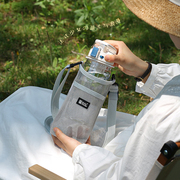 旅行必备用品旅游神器保温杯套斜挎便携水壶包通用(包通用)手提水杯收纳袋