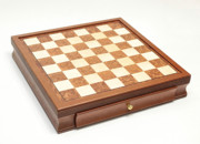 1chess国际象棋木质棋盒棋盘，棋桌棋子收纳盒抽屉