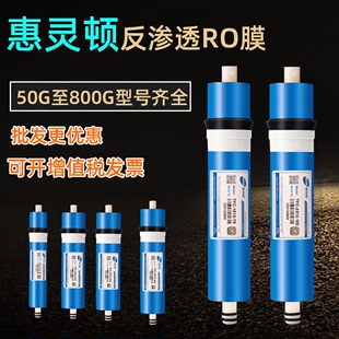 HID惠灵顿RO膜50/75/100G反渗透膜商用纯净水机3012-300400ro滤芯