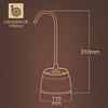 金灶P-01S桶装水抽水器自动加水器电动吸水器上水器压水器 家用
