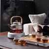耐热玻璃煮茶壶套装下午茶具，泡水果花草养生壶，耐高温可加热温茶壶