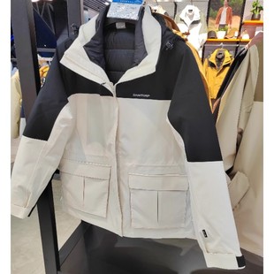 2023cantorp女式两件套羽绒冲锋衣，防水防风保暖三合一c242384037