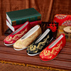 中式婚鞋结婚绣花鞋男士，红色古风刺绣新郎，敬酒汉服皂靴配秀禾服鞋