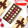 好时巧克力18粒礼盒装送女友生日520圣诞七夕情人节新年礼物