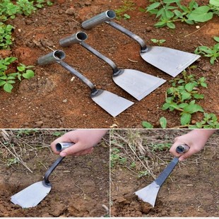 不锈钢起根器园艺种花工具挖野菜，的小铲子，连根挖蒜苗户外拔草神器
