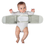 婴儿肚脐带宝宝防翻滚简易襁褓防惊跳可调包裹带初生四季通用肚围