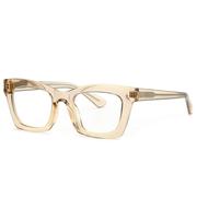 眼镜框女士欧美仿板材个性配镜平光镜质感拼色CP插芯2016