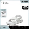 millie's/妙丽奥莱夏季商场同款牛皮时尚休闲女凉鞋100-6BL3
