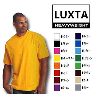 外贸出口美国LUXTA男式全棉纯色运动加肥加大码短袖/空白嘻哈T恤