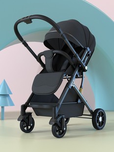婴儿推车可坐躺双向轻便折叠宝宝推车避震简易新生儿童‮好孩子͙