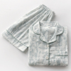 日系蘑菇小兔睡衣女士夏季纯棉，纱布薄款宽松短袖，短裤家居服套装