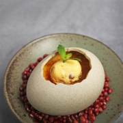 蛋壳碗鸟窝鸡蛋陶瓷冷饮烧烤创意，特色意境菜甜品料理蒸蛋餐厅餐具