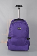紫色21寸单拉杆背包双肩包手提旅行包牛津布防雨登机包书包行李包