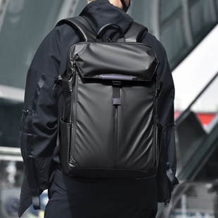 高端男式休闲旅行双肩包大容量电脑包商务，多功能背包学生书包
