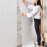 墙纸自粘防水防潮客厅硅藻泥泡沫墙贴白色装饰墙壁纸卧室纯色贴纸
