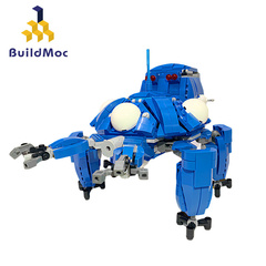 BuildMOC拼装积木玩具攻壳机动队塔奇克马攻壳车机器人组装模型